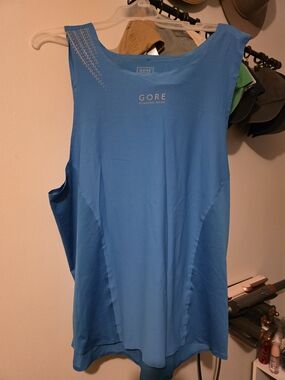 GORE Premium Running Wear Men’s Blue Performance Tank Top